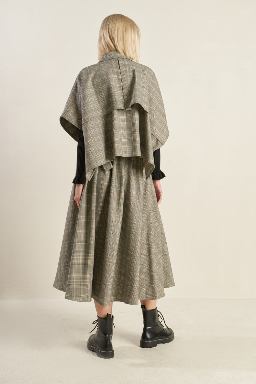 IMMACULATE EXCELLENCE WOVEN PLAID TOP Flying Tomato